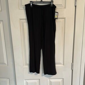 NWT Ellen Tracy Black comfy pants size Medium